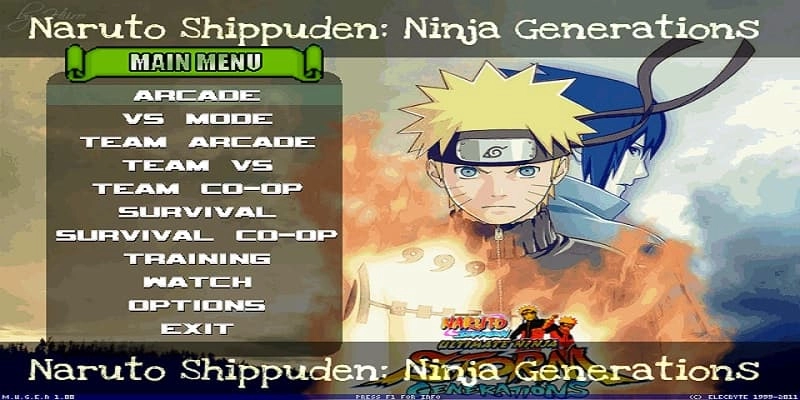 Naruto Shippuden Generaciones Ninja MUGEN - Ninja Fighting Game